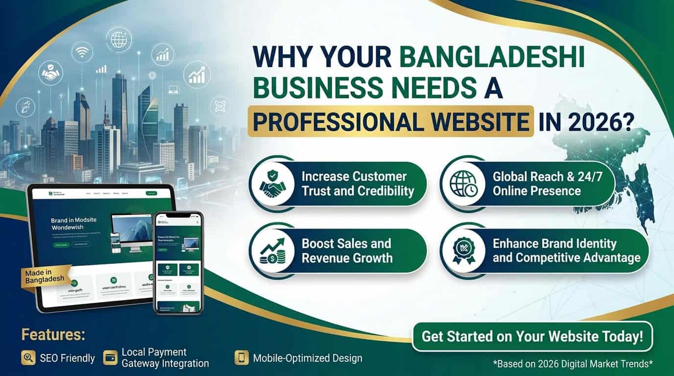 Why Bangladeshi Businesses Need a Professional Website in 2026